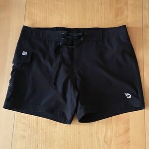 Baleaf Women's Swim Board Shorts  - Black - Quick Dry  - Large